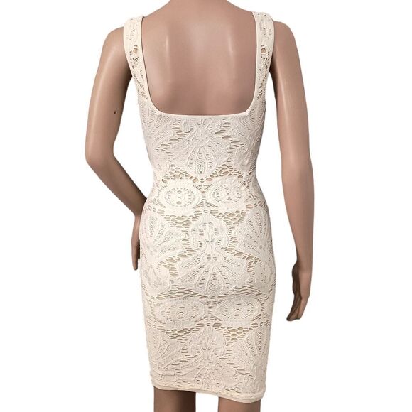 Intimately Free People Lace Dress XS Medallion Bodycon Coquette Siren Vamp Sexy - Picture 6 of 16